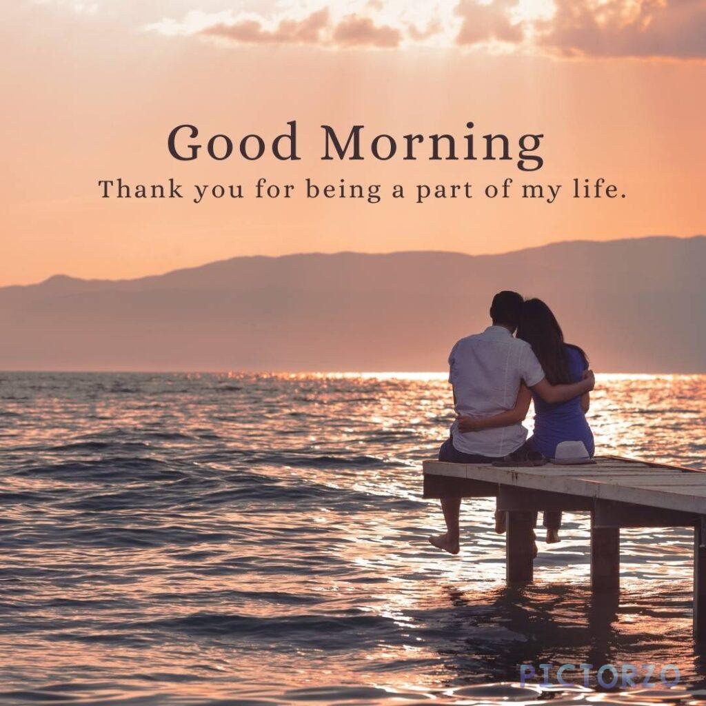 good morning couple relax image