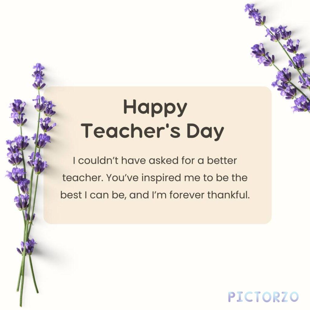 teacher Heartfelt message on happy teacher day