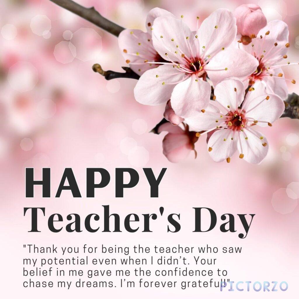 teacher appreciation message on happy teacher day